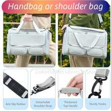 Load image into Gallery viewer, Dog Carrier Bag Breathable Cat Bags Portable Mesh Carrier Bags for Small Dogs Foldable Cats Handbag Travel Pet Bag Transport Bag

