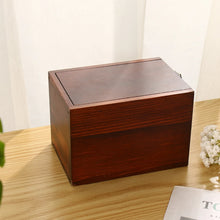 Load image into Gallery viewer, Solid Wood Pet Urn Cremation Memorial Urns Removable Lid Unique Memorial Urn for Dogs Cats Pet Funeral Supplies
