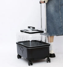 Load image into Gallery viewer, Portable Dog Strollers Carriers Travel Luxury Transparent Cats Strollers Cheap Outdoor Small Medium Suitcase Pets Supplies
