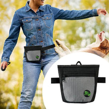 Load image into Gallery viewer, Dog Treat Pouch Magnetic Closure Puppy Training Waist Bag Puppies Goodie Treat Pouch With Waist Belt For Behavior Aids

