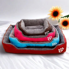 Load image into Gallery viewer, Large Pet House Dog Bed Cat Mat Long Plush Deep Sleeping Warm Soft Small Dog Cushion Calm Beds for Puppy Chihuahua
