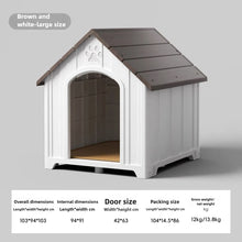 Load image into Gallery viewer, Dog House Outdoor Dogs Kennel Waterproof and Sun-proof Dogs Cage Solid and Firm Dog Accessories Moisture-proof Pet Supplies
