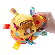Load image into Gallery viewer, Interactive Ball Dog Toy for Aggressive Chewers Training Decompress Bite Resistant Plush Handle Dog Toys with Bells Pet Supplies

