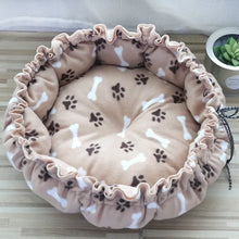 Load image into Gallery viewer, Dog Bed Small Medium Dogs Cushion Soft Cotton Winter Basket Warm Sofa House Cat Bed for Dog Accessories Pet Supplies
