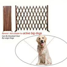 Load image into Gallery viewer, Retractable Wooden Pet Gate for Dogs Cats - Easy Install Indoor Safety Barrier for Home, Bedroom, Doorway &amp; Stairs
