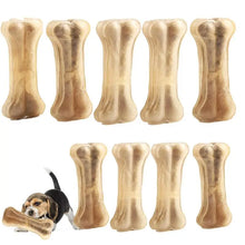 Load image into Gallery viewer, Durable Dog Chew Toys Cowhide Bones Dental Sticks Puppy Treats Supplies Cleaning Teeth Healthy Snacks for Small Medium Large Dog
