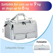 Load image into Gallery viewer, Dog Carrier Bag Breathable Cat Bags Portable Mesh Carrier Bags for Small Dogs Foldable Cats Handbag Travel Pet Bag Transport Bag
