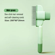 Load image into Gallery viewer, Grooming Comb Cat Accessories Things For Cats Pet Hair Brush Self Cleaning Tool To Remove Knots And Floating Hair Effectively
