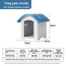 Load image into Gallery viewer, Large Waterproof Outdoor Dog House - Detachable &amp; Washable Dog Cage for Medium/Large Breeds, All-Weather Shelter
