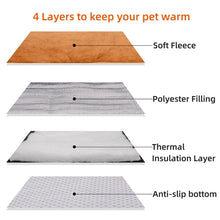 Load image into Gallery viewer, Dog Bed Self Heating Pet Pads Dog Blanket Cat Bed Puppy Pet Thermal Mat Blanket Sofa Cushion Home Winter Warm Sleeping Cover
