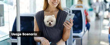 Load image into Gallery viewer, Dog Carrier for Small Dogs Front Facing Dog Carrier Sling Hands Free Cat Sling Size Adjustable Soft Cotton
