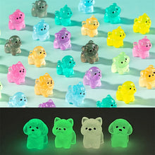 Load image into Gallery viewer, 32-Piece Set Of Glow-in-the-Dark Miniature Dog Dolls And Resin Animal Stuff DIY Home Party And Holiday Decorations
