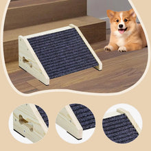 Load image into Gallery viewer, Pet Dog Stair Ladder Non Slip Dog Ramp for Bed Small and Older Animals Cars
