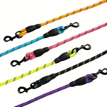 Load image into Gallery viewer, Reflective Dog Leash With Comfortable Padded Handle - Double Heavy Duty Traction Rope For Strong Dogs - Enhance Safety And Contr

