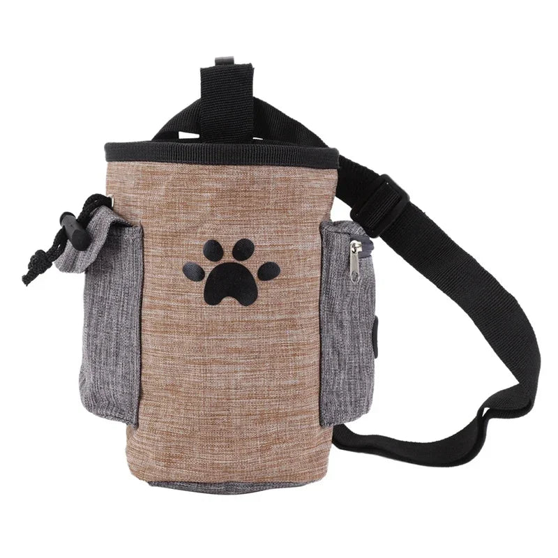 Dog Treat Pouch Dog Training Pouch Bag with Waist Shoulder Strap Poop Bag Dispenser Treat Training Bags for Treats Pet Toys