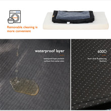 Load image into Gallery viewer, Large Orthopaedic Dog Bed Waterproof Cushion Pet Mattress 2 In 1 Pet Dog Crate Bed with Removable Washable Cover Indoor Outdoor
