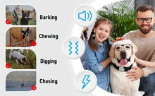 Load image into Gallery viewer, Dog Shock Collar with Remote, Dog Training Electric Collar, Waterproof Rechargeable,Dog Shock Collar with LED Light, Beep, Vibra
