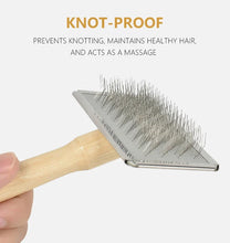 Load image into Gallery viewer, Pet Cat and Dog Grooming Supplies: Hair Remover Brush, Wood Combs, Flea Comb for Shedding
