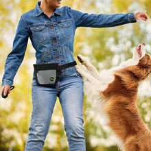 Load image into Gallery viewer, Dog Treat Pouch Magnetic Closure Puppy Training Waist Bag Puppies Goodie Treat Pouch With Waist Belt For Behavior Aids
