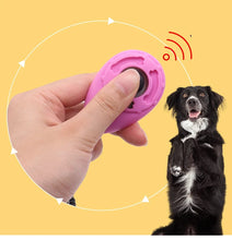 Load image into Gallery viewer, Dog Training Clicker Pet Cat Dog Click Trainer Various Style Aid Adjustable WristStrap Sound Key Chain Dog Repeller Pet Product
