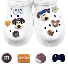 Load image into Gallery viewer, 1 Set Cute Dogs Shoes Accessories Boys Girls Sandals Garden Shoe Buckle Decorations Fit Charm jibbitz Crocodile
