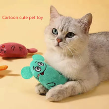 Load image into Gallery viewer, Cartoon animal toys are durable and bite resistant plush and interactive pet toys are suitable for cats to play at home

