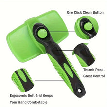 Load image into Gallery viewer, Pet Grooming Tool self cleaning Shedding Comb Pet Hair Removal Brush
