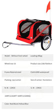 Load image into Gallery viewer, Outdoor Dog Carriers Small Trailer Portable Folding Storage Small Medium Dogs Travel Bicycle Trailer Dog Supplies Pet Products

