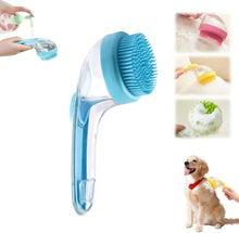 Load image into Gallery viewer, Pet Grooming Brush - Bath Massager &amp; Bubble Maker Paw Washer Bath Brush Scrubber Shampoo Brush for Long/Short Haired Dogs &amp; Cats
