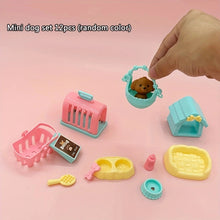 Load image into Gallery viewer, Dollhouse Item Kawaii Mini Dog Doll Accessories Puppy Cat Set Plastic Mini Items Toys for Children 3+ Funny Educational Toy
