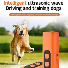 Load image into Gallery viewer, Anti Bark Device for Dogs with Torch LED Flashlight Ultrasonic Dog Repeller Barking Devices Stop Bad Behavior Dog Trainers Tool
