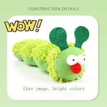 Load image into Gallery viewer, Cat plush toy pet amusing cat to relieve boredom interactive scratch-resistant and bite-resistant green animal toy
