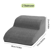 Load image into Gallery viewer, Ramp Stairs Dog Cat Stair Non-Slip Pet Ramp Stairs Dog Ramp for Bed Pet Dog Steps2/3 Tiers Training Stair Removable Washable
