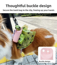 Load image into Gallery viewer, Portable Dog Poop Bag Storage Walking Bag Toilet Bag Garbage Bin Pet Garbage Bag Dispenser Dog Poop Bag Storage Device
