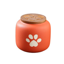 Load image into Gallery viewer, Ceramic Pet Ashes Storage Box Cute Memorials Funeral Urn for Pets Moisture Proof with Lid Memento Burial Holder For Pet Ashes
