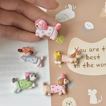 Load image into Gallery viewer, 5pcs Dog Fridge Magnet Set - Creative Decor for Office, Kitchen, and Storage Cabinets - Home Decoration - Holiday Gift
