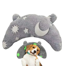 Load image into Gallery viewer, U Shaped Pet Pillow Pet Neck Protection Sleeping Pillow Comfortable Pet Dog Neck Pillow Glowing Washable Pet Calming Toy for Dog
