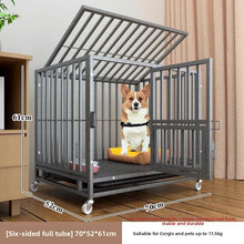 Load image into Gallery viewer, Indoor Dog Cage Large Medium Dog House with Toilet Golden Retriever Samoyed Border Collie Labr Retriever Pet Cage Fence
