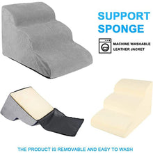 Load image into Gallery viewer, Ramp Stairs Dog Cat Stair Non-Slip Pet Ramp Stairs Dog Ramp for Bed Pet Dog Steps2/3 Tiers Training Stair Removable Washable
