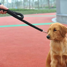 Load image into Gallery viewer, Large Dog Leash Nylon Braided Traction Rope Pet Walking Thick Hand Rope For Bulldog Rottweiler Hound Dogs Accessories
