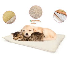 Load image into Gallery viewer, Self-Heating Pet Pads Blanket Puppy Pad Warming Cushion Mat for Cats Dogs Small Pets with Thermal  Body Heat Reflecting Core Pad
