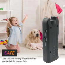Load image into Gallery viewer, Upgrade Dog Repeller Anti-Bark Device for Dog Training &amp; Behavior Aid LED Flashlight Handheld for Indoor Outdoor Repel Animals
