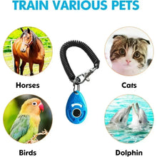 Load image into Gallery viewer, Dog Training Clicker Easy To Use for Cats Puppy Birds Horses Pet Product with Adjustable Wrist Strap Durable Lightweight
