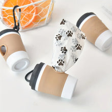 Load image into Gallery viewer, Portable Coffee Cup-Shaped Dog Poop Bag Dispenser with Built-In Waste Storage -  Durable Plastic Pet Waste Picker for Dog Owners
