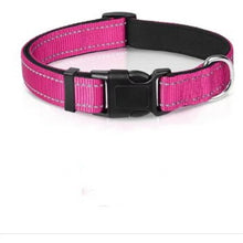 Load image into Gallery viewer, Dog Collar Reflective Adjustable Breathable Nylon Soft Padded DurableePet Collar for Small Medium Large Dog Bone Rope
