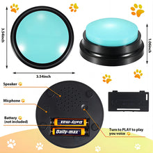 Load image into Gallery viewer, Dog Toys Funny Dog Recordable Pet Toys Travel Talking Pet Starters Pet Speaking Buttons Portable Cute Pet Supplies
