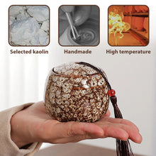 Load image into Gallery viewer, 70ml Ceramic Mini Cremation Urn Memorial Container Pet Ashes Urn mall Keepsake Funeral Casket Pet Dog Cat Bird Mouse Columbarium
