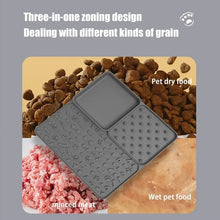 Load image into Gallery viewer, 4in1 Dog Licking Mat Split Puzzle Designed Healthy Slowly Feeding Relief Anxiety Safe Material Washable Feeder Pad Pet Supplies
