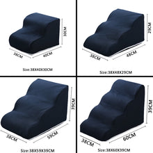 Load image into Gallery viewer, Ramp for Dog Pet Ladder 2 3 4 Steps Stairs Cat Dog Ramp Sofa Bed Dog Ladder Non-slip Removable Pet Supplies Toys Ramp
