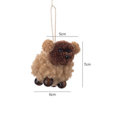 Load image into Gallery viewer, Felt Dog Christmas Ornaments Set Cute Holiday Tree Pendants Handmade Xmas Decorations for Pet Lovers Festive Gift Ideas
